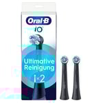 Oral-B iO Ultimate Rengöringsborstar, svart 2 st.