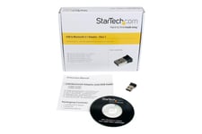 StarTech.com Mini USB Bluetooth 2.1-adapter – klass 1 EDR-adapter för trådlöst nätverk - nätverksadapter - USB