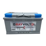 Batterie a décharge lente Rayvolt RVDC-L5D95-AGM - 12V 95AH (C20) / 80AH (C5) - 26 Kg - 352x175x190 mm