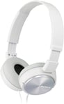 Sony MDRZX310W.AE Foldable Headphones - Metallic White