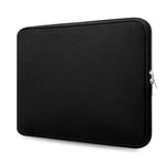 Laptopfodral 13,6 tum i vattenavvisande neopren med dragkedja - Svart