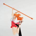 ZJZNB Anime One Piece Nami Bwfc Red Ball Fighting Figure Model Toy Gifts