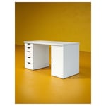 IKEA IKEA LAGKAPTEN / ALEX skrivbord, vit, 140x60 cm, cm 140x60 cm