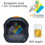 ezTracker™ Portabel GPS Tracker, ezTracker Guardian G2 1 års gratisspårning i EU, vattentät