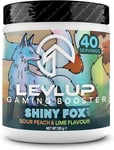 Levlup Shiny Fox Gaming Booster, Energy, Focus and Concentration Drink Powder fo