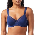 Triumph True Shape Sensation W01 Underwired Minimizer Bra Deep Water 42G CS