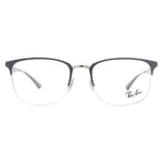 Ray-Ban Glasses Frames RX6421 3004 Grey and Silver Men Women