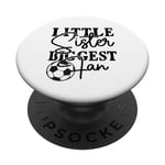 Little Sister Biggest Fan Football Life Mom Baby Sister PopSockets Swappable PopGrip