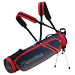 TAYLORMADE QUIVER GOLF STAND BAG / SUNDAY CARRY BAG / NAVY / RED @ 30% OFF RRP