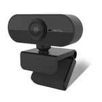 Garsentx 1080P Computer Camera with Microphone, Laptop USB PC Webcam, Streaming Webcam with Microphone, Full HD Recording Pro Video Web Camera(Black)