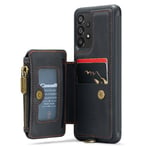 CaseMe Multi-slot Skal RFID-skydd Samsung Galaxy A54 svart