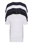 Jjeorganic Basic Tee Ss O-Ne 5Pk Mp Noos Tops T-shirts Short-sleeved Black Jack & J S