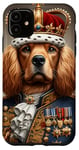 iPhone 11 Royal Dog Portrait Royalty Cocker Spaniel Case