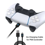 Cord with Indicator Data Cable for Sony PS5 USB Charger Cable for Switch Pro