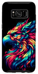 Coque pour Galaxy S8 Illustration animale griffin cool esprit tie-dye art
