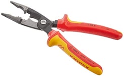 KNIPEX - 13 88 8 US Knipex Tools LP - 13888US Electrical Installation Pliers Red/Yellow