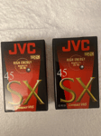 2 x JVC SX45 VHS-C Compact Camcorder Video Tape Cassettes Factory Sealed