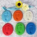 New 50g Non-toxic Baby Foot/hand Print Cast Clay Christening