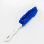 Dog hair brush Efficient Dog Hair Brush Soft Silicone Pet Massage Portable Hair Remover Cleaner For Furniture Car Interior And Carpet Onesize Blue