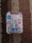 MAM Medium Flow Silicone Baby Bottle Teats 2+ Months - Pack of 2