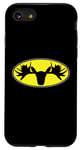 Coque pour iPhone SE (2020) / 7 / 8 Bull Moose Logo Minnesota Michigan Canada Maine Terre-Neuve