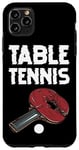 Coque pour iPhone 11 Pro Max Ping Pong Power Raquette de tennis de table