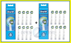 Genuine Braun Oral B Precision Clean Toothbrush Heads - Value Pack - 16 Heads