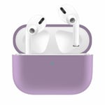 2x Silikonskal fodral för Apple Airpods PRO Lila Lila one size