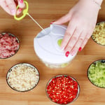 Multifunction High Speedy Vegetable Fruit Twist Shredder Chopper Yellow