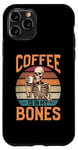 iPhone 11 Pro Retro Coffee Brewer Skeleton Case