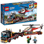 LEGO City Big Transport Freight Car & Helicopter Building Toy 60183 F/S w/Track#