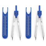 EKG EKG Kaliper Elektrokardiogramdelare, 2-pack Mätverktyg EKG Kaliprar för Elektrokardiogram