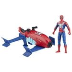 HASBRO Spider-man Hydro-jet Box Set, 10 Cm Figur Med Fordon, Superhjälteleksaker För Barn Från 4 År Och Uppåt
