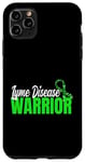 Coque pour iPhone 11 Pro Max Lyme Disease Warrior Wear Ruban vert citron