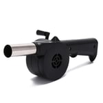 Outdoor Bbq Hand Crank Powered Fan Air Blower For Picnic Barbecu Black