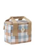Lunch Cooler Bag - Cottage Blue Checks Home Outdoor Environment Cooling Bags & Picnic Baskets Multi/patterned Fabelab