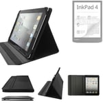 Tablet case for PocketBook InkPad 4 Business flip cover PU leather black