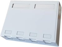 Excel Networking Uttagsbox Keystone modularjack (4-portar)