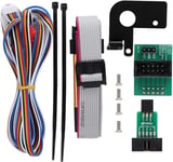 Accessoires BL-Touch pour imprimante 3D Creality CR-10 /Ender-3,1 cable de Liaison+ 2 Plaque d'Adaptation+ 1 Enregistreur+ 4 vis+ 1 cable+ 1 Support+ 2 Attache de Cable Kit pour Imprimante 3D