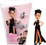 Bratz x Kylie Jenner - Night Fashion Doll - Collectible Doll with Evening Gown, Pet Dog, and Poster - For Kids and Collectors Ages 6+ Years