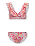 Kids Only Kogtikka Frill Bikini Set Acc Rosa