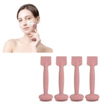 Mud Mask Brush Double Head Ergonomic Safe Silicone Easy To Clean Facial Mask