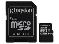 Original Kingston 32GB Micro SD SDHC Memory Card For Samsung Galaxy J3 2016 Duos – 32 GB