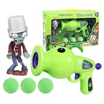 XINKANG Pea Shooter Toys Plants Vs Zombie Shooting Game Pea Shooter Corn Cannon Toys Bucket Conehead Zombie Action Figures For Kids Boys Gifts