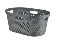 Curver Infinity Mangle Basket 231009 (40L  1 Compartment  Color Gray)