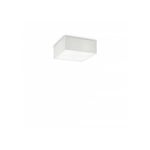IDEAL LUX Plafonnier Ritz Tissu blanc 4 ampoules 15cm - Blanc