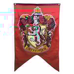 LAGERRENSNING Populära Harry Potter vimpel / flagga - stor 125 * 75 cm - Gryffindor Gryffindor