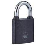 Yale Iron Padlock 38mm - Silver - Hardened Steel Shackle - Indoor use