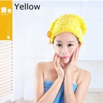 Dry Hair Hat Spa Cap Bathing Yellow