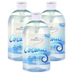 3 x ASTONISH ANTIBACTERIAL HANDWASH REFILL VEGAN MOISTURISER COCONUT 500ML